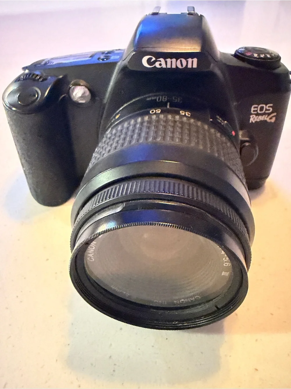 Canon EOS Rebel G 35MM Film SLR Camera with 35-80mm Zoom Lens